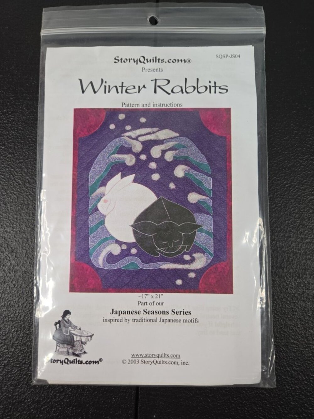 Winter Rabbits Quilt Pattern By Storyquilts